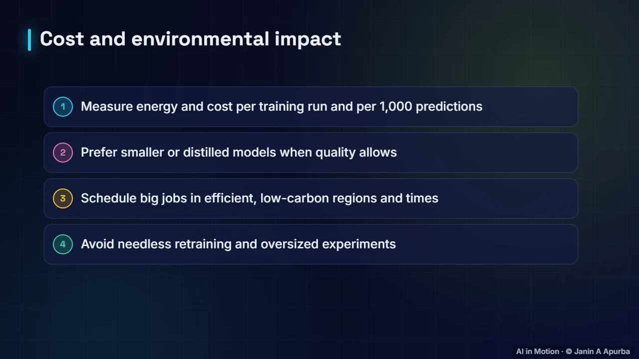 Environmental cost — A/B Testing and Responsible ML in Production