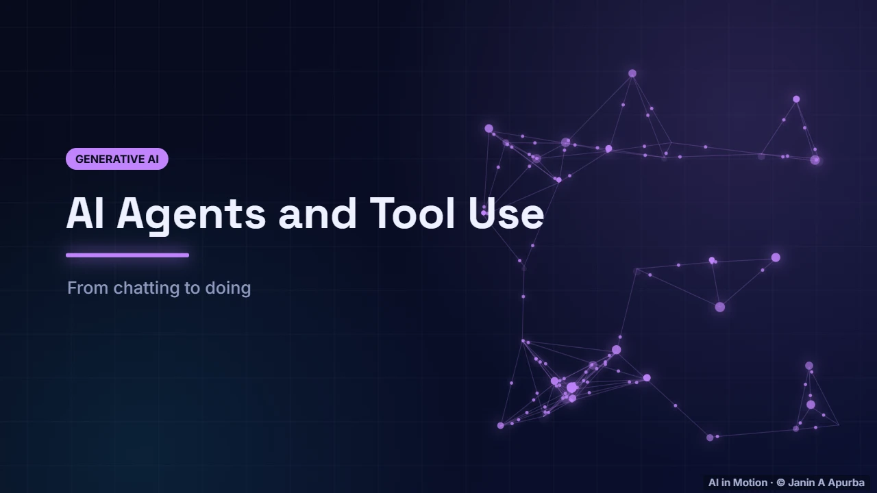 Introduction — AI Agents and Tool Use