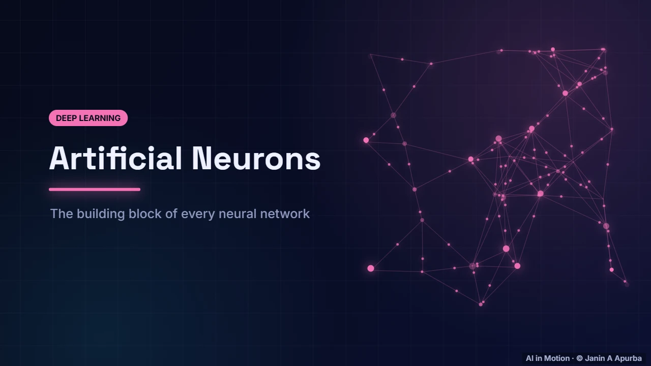 Introduction — Artificial Neurons and the Perceptron