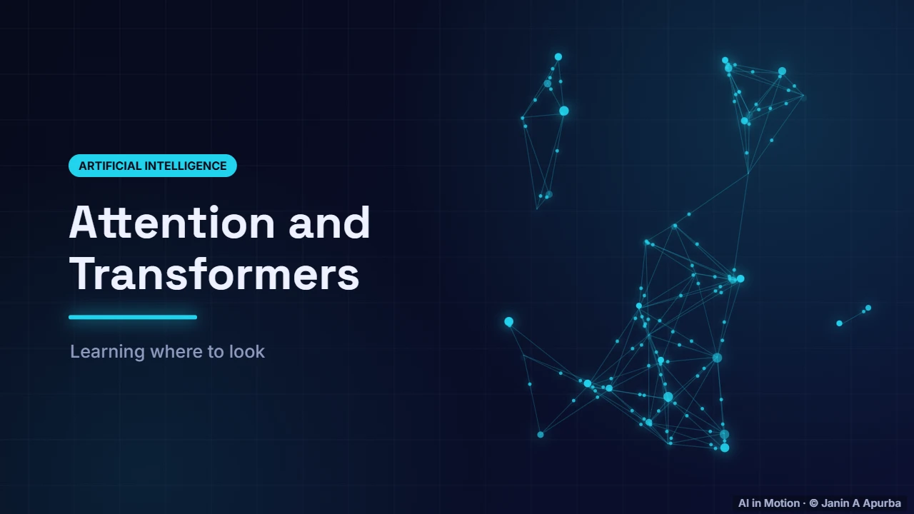 Introduction — Attention and Transformers