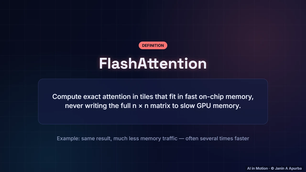 FlashAttention — The Attention Mechanism in Depth