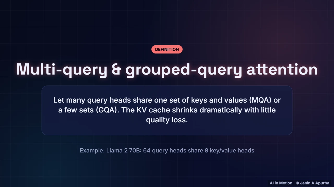 Sharing keys and values — The Attention Mechanism in Depth