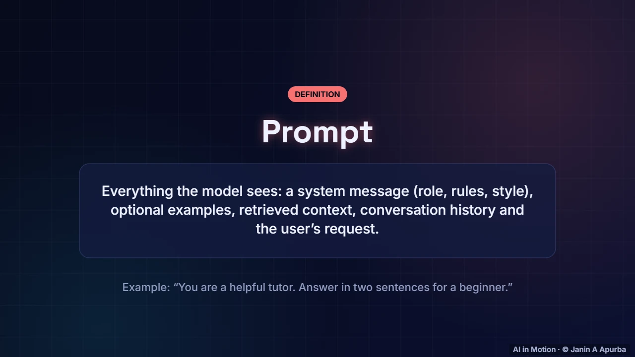 The prompt — Building with LLMs: Prompting, RAG and Agents