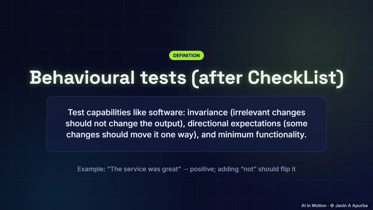 Behavioural testing — CI/CD for ML and Safe Deployment Strategies