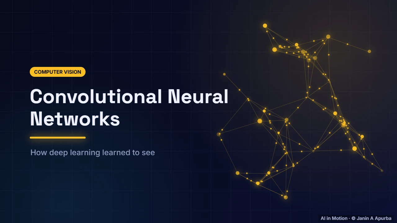 Introduction — Convolutional Neural Networks