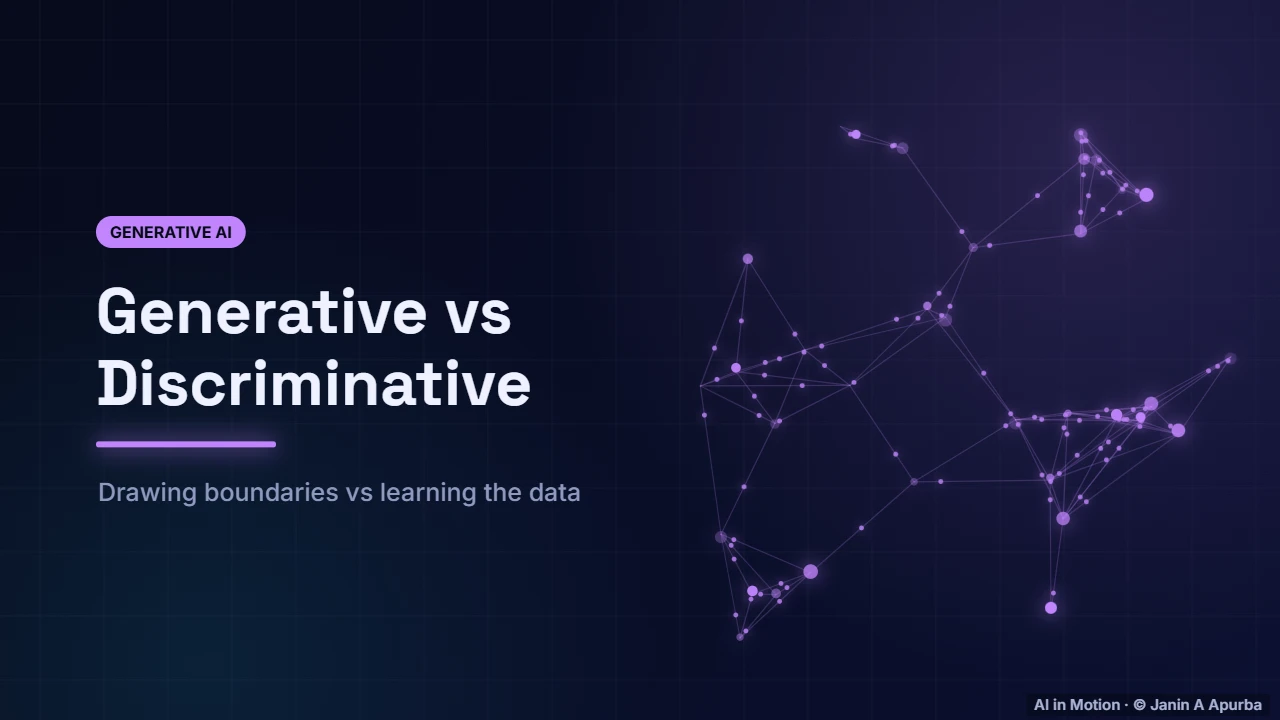 Introduction — Generative vs Discriminative Models