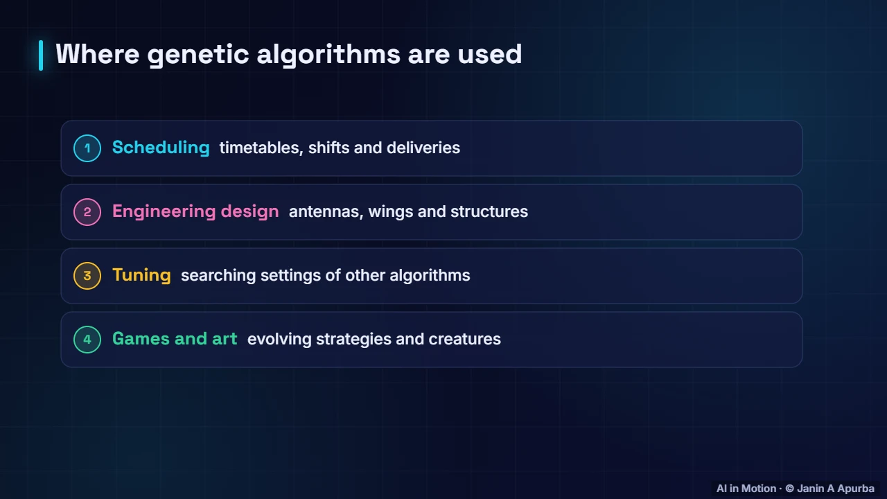 Applications — Genetic Algorithms: Evolution in Code
