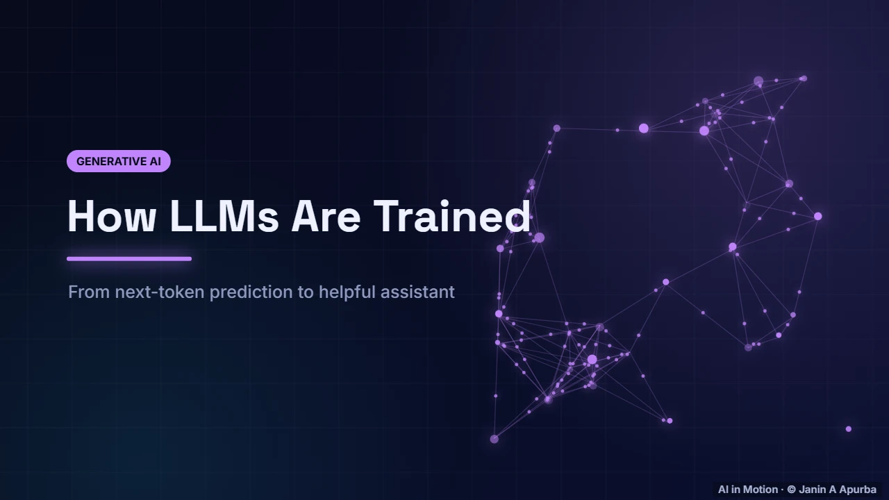 Introduction — How Large Language Models Are Trained
