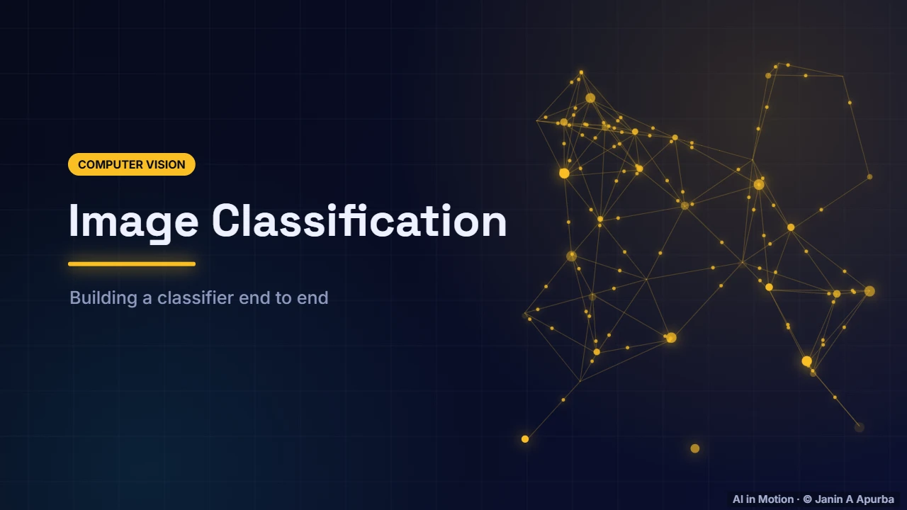 Introduction — Image Classification End to End