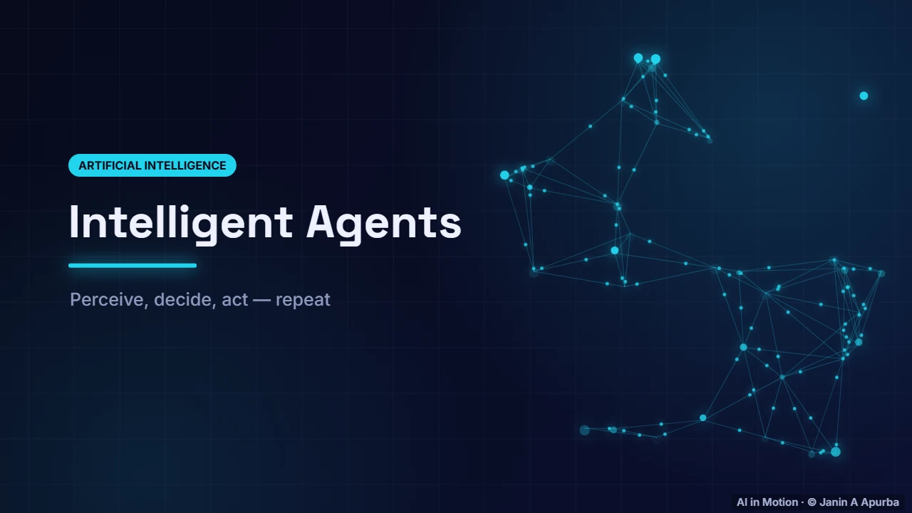 Introduction — Intelligent Agents: Perceive, Decide, Act