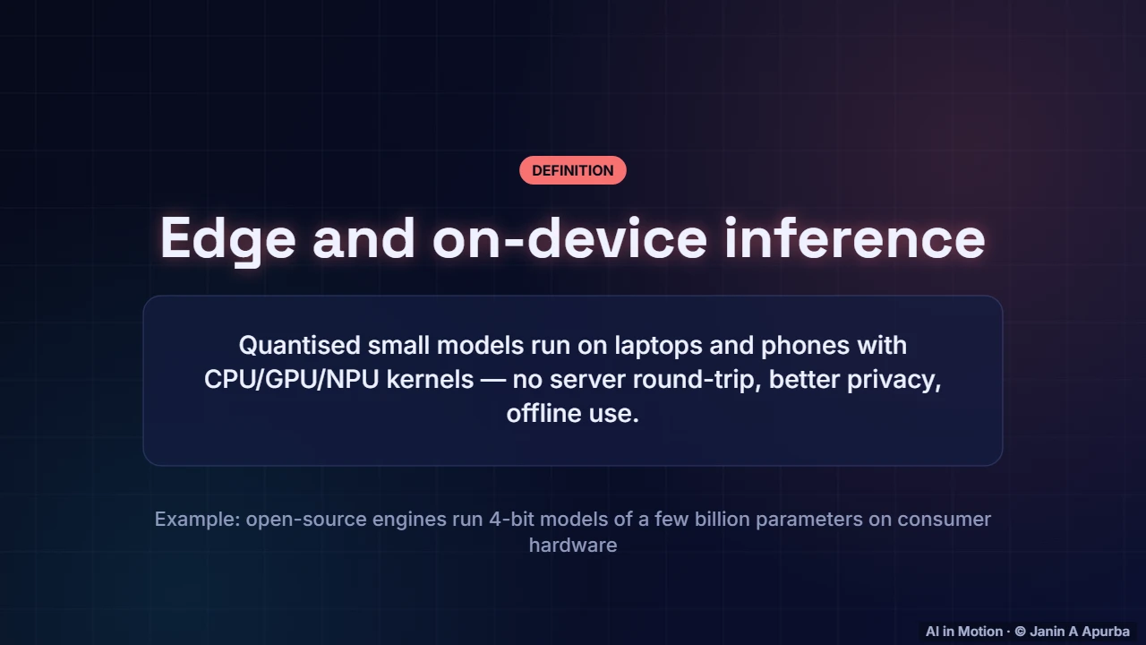 On-device inference — LLM Inference Engineering