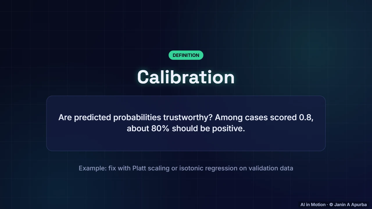 Calibration — Evaluating Machine Learning Models: A Deep Dive