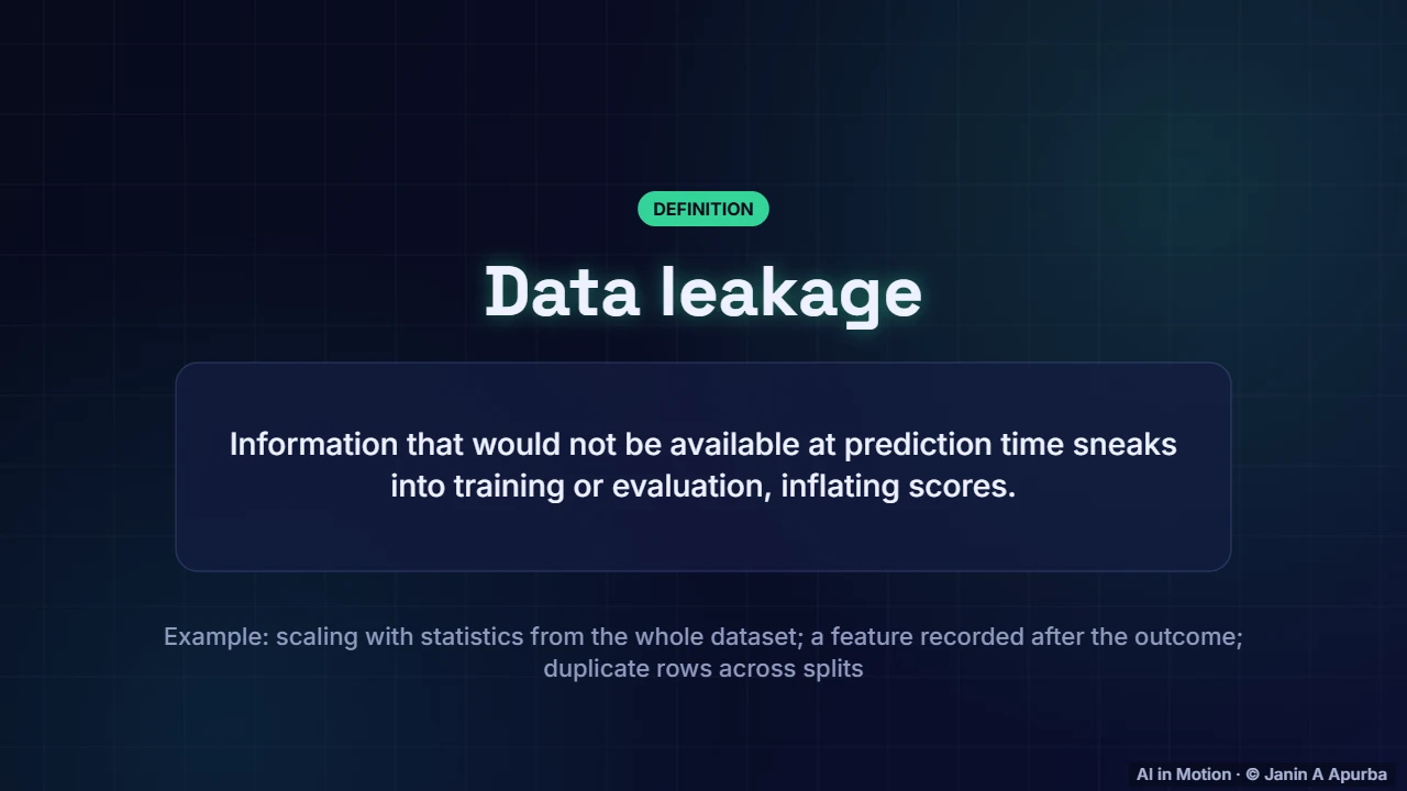 Leakage — Evaluating Machine Learning Models: A Deep Dive