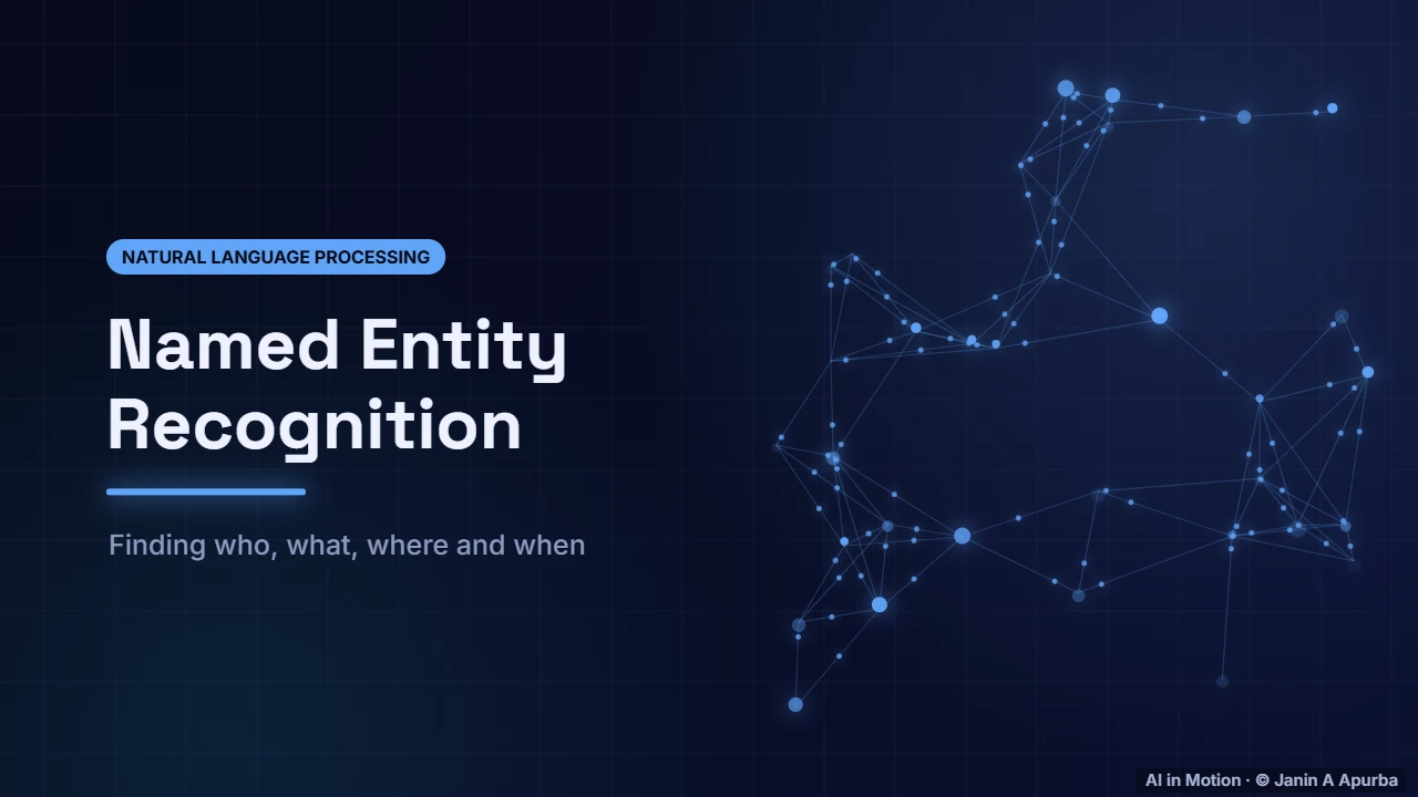 Introduction — Named Entity Recognition