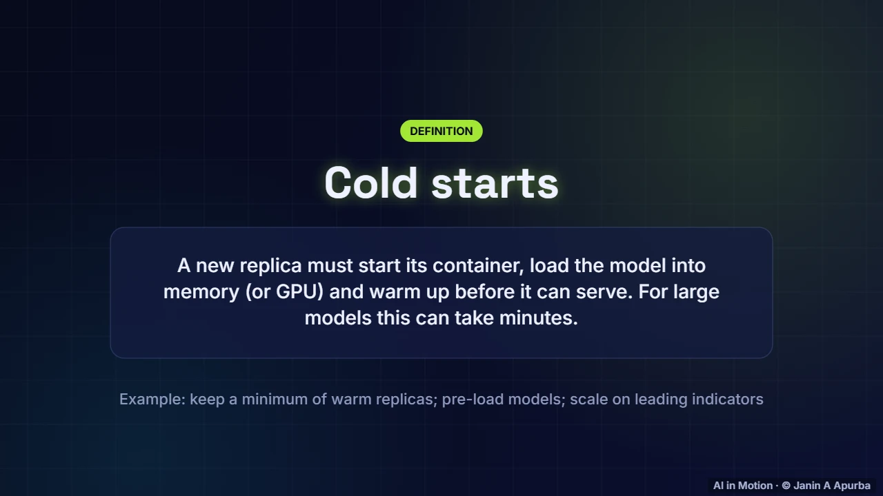 Cold starts — Packaging and Serving Models