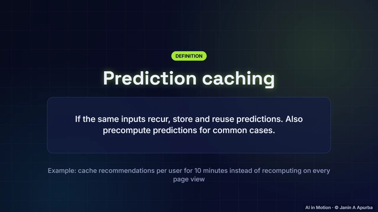 Caching — Packaging and Serving Models