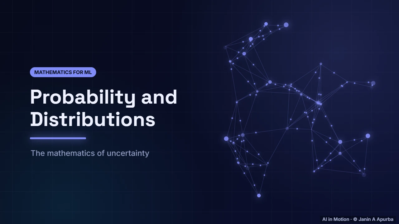 Introduction — Probability and Distributions for ML