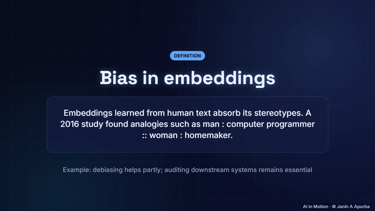 Bias — Word Embeddings: A Deep Dive